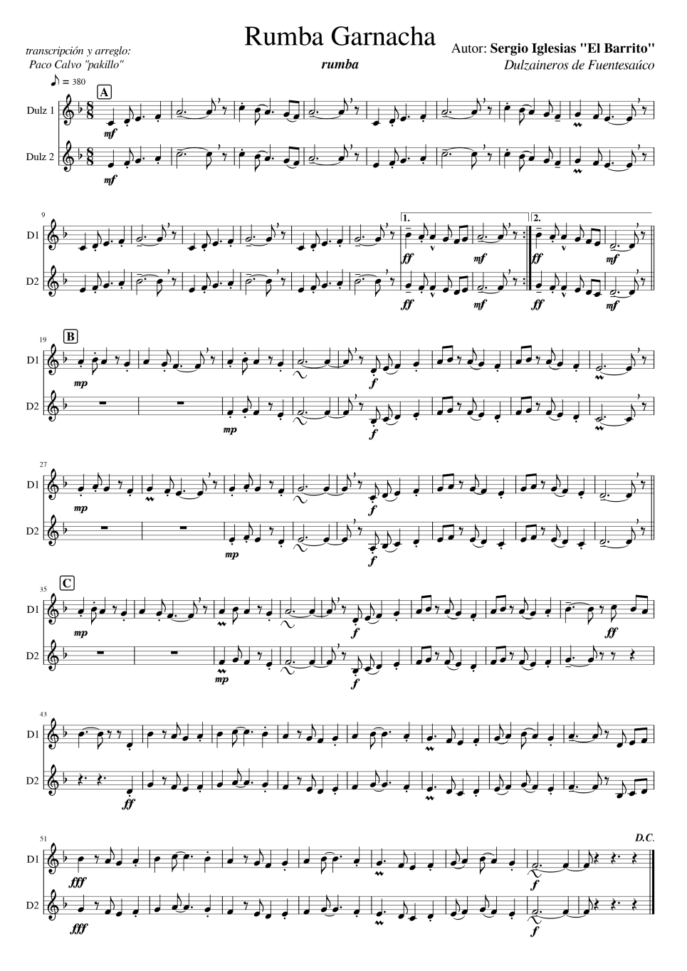 2 - Rumba Garnacha